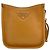 Borsa a tracolla morbida Prada Vitello Daino Marrone
