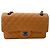 Borsa a Spalla Chanel Matelassé 25 Double Flap Arancione - vista 2
