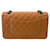 Borsa a Spalla Chanel Matelassé 25 Double Flap Arancione - vista 3