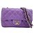 Borsa a Spalla Chanel Mini Matelassé Porpora