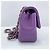 Borsa a Spalla Chanel Mini Matelassé Porpora - vista 5