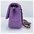 Borsa a Spalla Chanel Mini Matelassé Porpora - vista 6