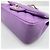 Borsa a Spalla Chanel Mini Matelassé Porpora - vista 9