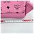 Zaino MCM Visetos in pelle borchiata rosa - vista 4
