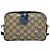 Borsa a tracolla Gucci con ricamo serpente marrone - vista 2