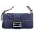 Borsa a secchiello Fendi Mamma in Denim Navy Blu navy - vista 2