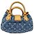 Louis Vuitton Pleaty Handtasche in Blau - Ansicht 3