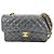 Borsa a tracolla Chanel Matelassé Double Flap Nero