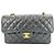 Borsa a tracolla Chanel Matelassé Double Flap Nero - vista 2