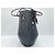 Borsa Loewe Black Leather Shell Tote Bag in pelle nera Nero - vista 5