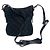 Borsa a tracolla in nylon nero Burberry - vista 2