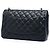 Chanel Black Jumbo Classic Caviar Double Flap Schwarz - Ansicht 2