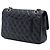 Chanel Black Medium Classic Caviar Double Flap Nero - vista 2