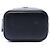 Vanity Beauty case Chanel in pelle d'agnello nero con camelia in rilievo e catena - vista 3
