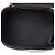 Vanity Beauty case Chanel in pelle d'agnello nero con camelia in rilievo e catena - vista 4