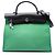 Hermès Herbag Zip 31 in tela militare verde e pelle vachette Hunter