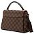 Louis Vuitton Marrone Damier Ebene Croisette - vista 2