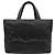 Tote in pelle di agnello nera puffer Saint Laurent Nero