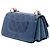 Chanel Blue Small Quilted Calfskin Straight Lined Flap Blu scuro - vista 2