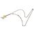 Collana con pendente Louis Vuitton LV Colors in ottone argentato, smalto e resina Argento