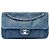 Chanel Blue Medium Perforated Calfskin Up In The Air Flap