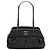 Borsa bowling Chic Quilt in pelle di vitello trapuntata iridescente nera Chanel Nero