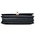 Chanel Black CC gestepptes Lammleder Perlen-Wallet on Chain Schwarz - Ansicht 3