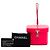 Chanel Pink Mini CC gesteppte Lack Vanity Bag - Ansicht 7