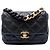 Chanel Black Mini Quilted Lambskin Candy Chain Flap Nero