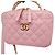 Vanity Beauty Case Chanel Pick Me Up in Caviar Trapuntato Rosa Small - vista 14
