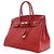 Hermès Red Togo Birkin Retourne 35 Rosso - vista 3