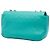 Chanel Blue Medium Stitched Calfskin Covered CC Flap Turchese - vista 2
