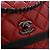Chanel Rot Medium CC Bicolor gestepptes Lammleder Grosgrain Single Flap - Ansicht 10