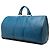 Louis Vuitton Keepall 55 in pelle Epi blu - vista 2