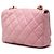 Chanel Pink Small Quilted Lambskin Candy Chain Flap Rosa - vista 2