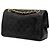 Chanel Black Small Classic Lambskin Double Flap Nero - vista 2