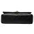 Chanel Black Small Classic Lambskin Double Flap Nero - vista 3