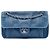 Chanel Blue Medium Perforated Calfskin Up In The Air Flap