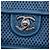 Chanel Blue Medium Perforated Calfskin Up In The Air Flap - vista 5