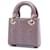 Dior Pink Micro Patent Cannage Lady Dior Golden - view 2