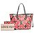 Louis Vuitton Red Monogram Giant Crafty Neverfull MM Rosso - vista 7
