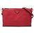 Borsa a tracolla Prada Red Vitello Daino Rosso