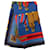 Sciarpa in seta Hermès Blue Les Sangles 90  - vista 1