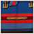 Sciarpa in seta Hermès Blue Les Sangles 90  - vista 3
