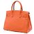 Hermès Orange Clemence Birkin Retourne 30 Arancione - vista 2