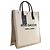 Tote Rive Gauche North South in fibre miste marrone Saint Laurent Beige - vista 3