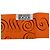 Hermès Orange Exercices pour Former la Main Silk Twilly Scarf Arancione - vista 3