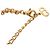 Collana con ciondolo Dior Gold Placcata Oro Strass Logo CD D'oro - vista 5