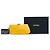 Clutch da sera Chanel in raso giallo con camelia di cristallo Senape - vista 7