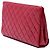 Clutch Chanel Red CC Quilted Caviar Frame Rosso - vista 2